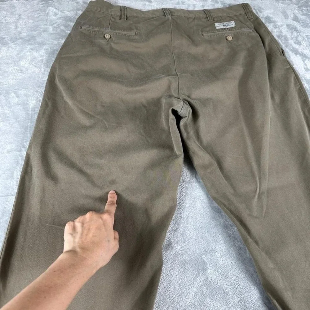 Polo Ralph Lauren‎ Prospect Pant Mens 36x32 Brown Cotton Chino Academia Classic